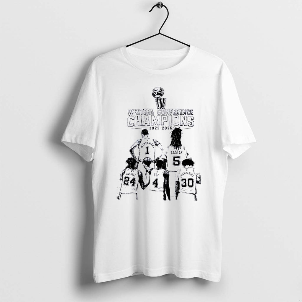 Original San Antonio Spurs Western Conference Champions 2025 2026 Tshirts Jpg