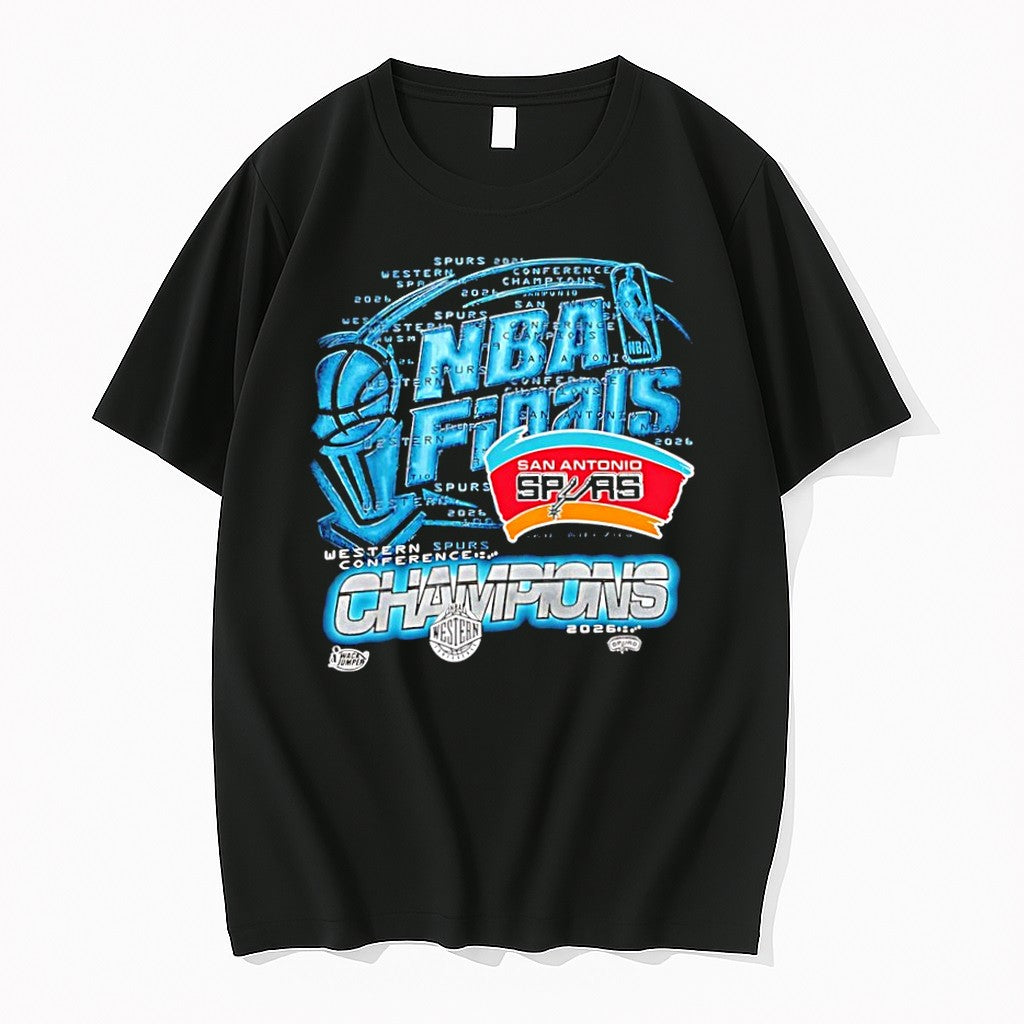 Original San Antonio Spurs Western Conference Champions 2026 Graphic Tshirts