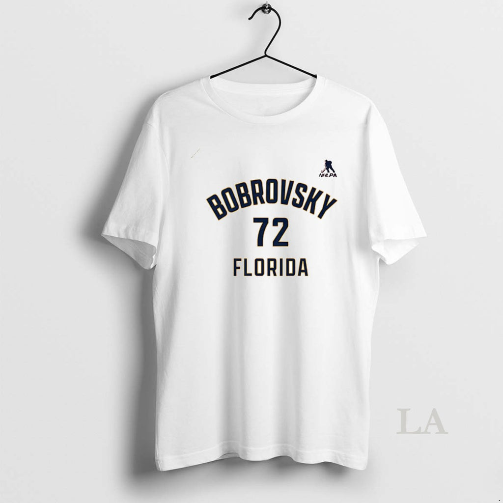 Original Sergei Bobrovsky Name And Number Florida Panthers T-Shirts, Hoodie, Sweatshirt | DripVista.com