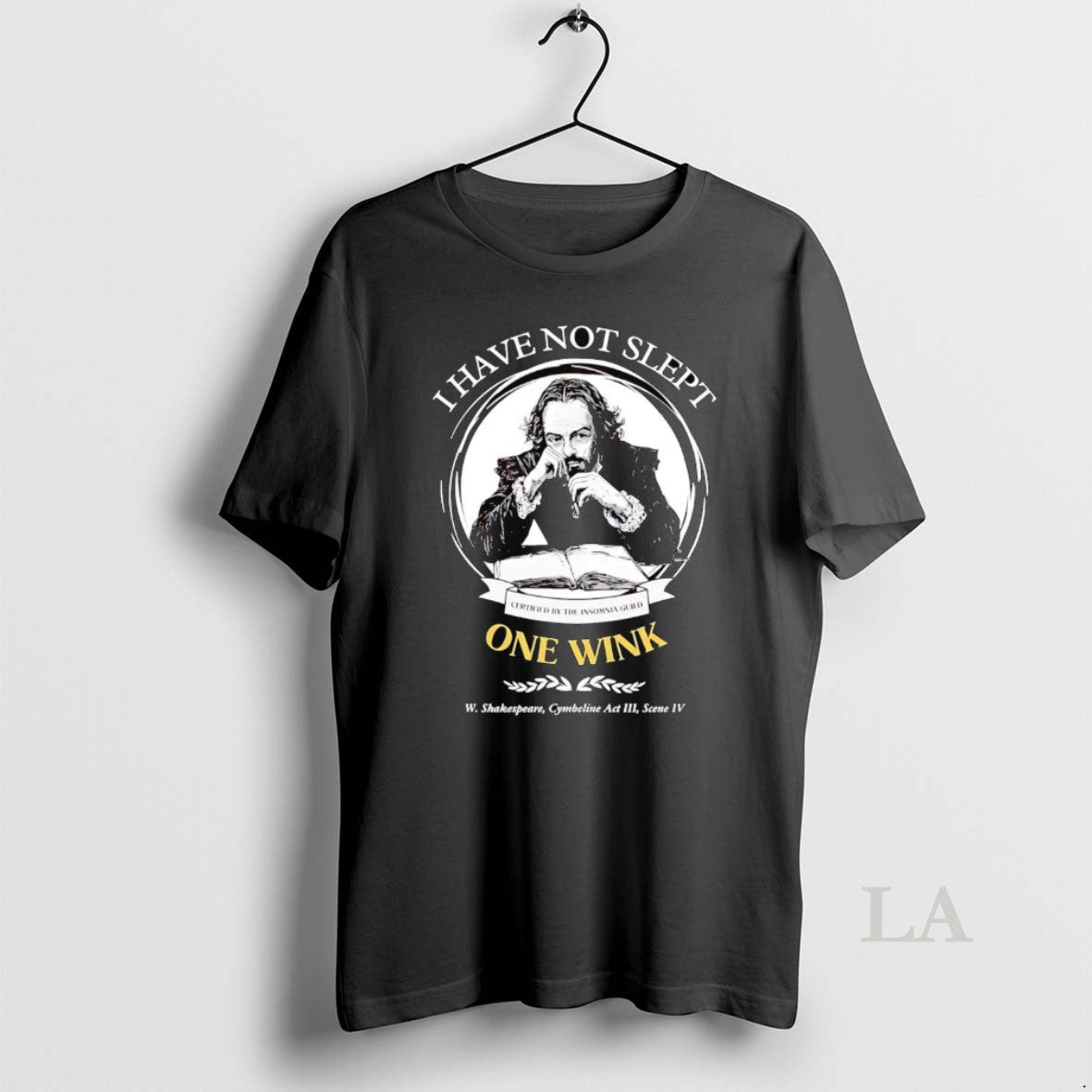 Original Shakespeare I Have Not Slept One Wink Certified Insomnia Guild T-Shirts, Hoodie, Sweatshirt | DripVista.com