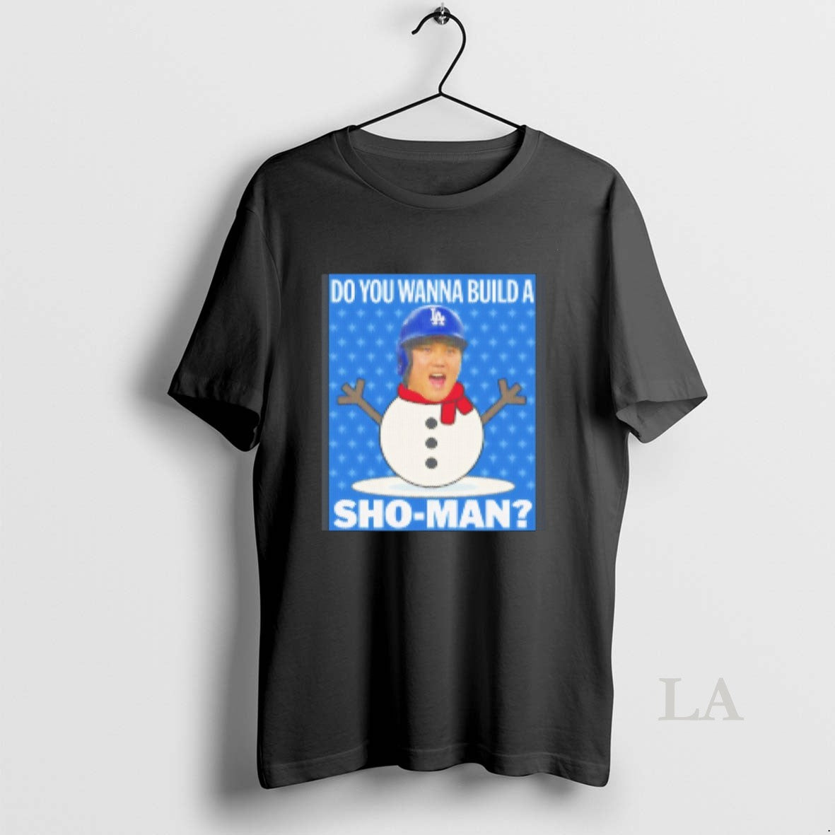 Original Shohei Ohtani Do You Wanna Build A Sho Man Ugly Christmas T-Shirts, Hoodie, Sweatshirt | DripVista.com