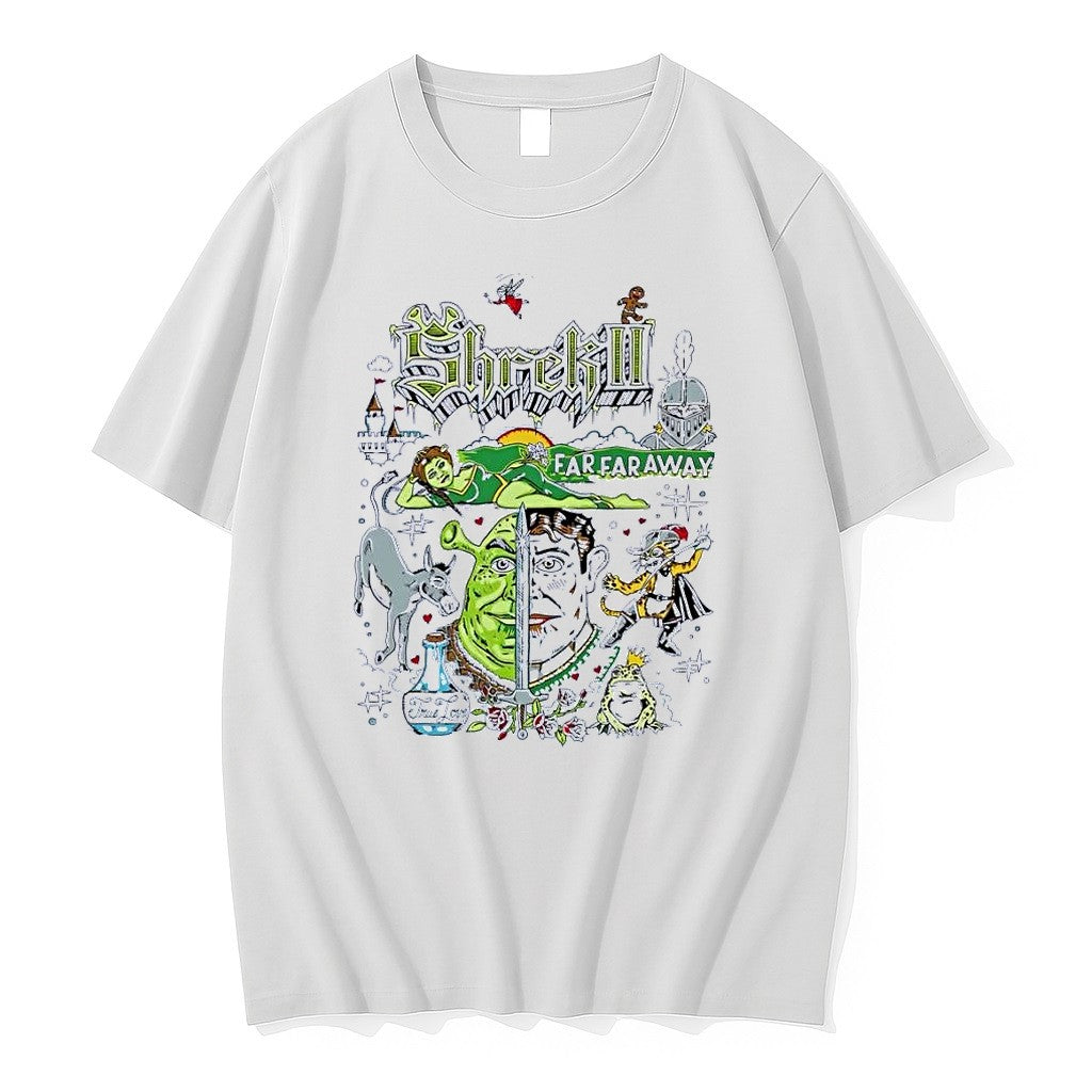 Original Shrek 2 Far Far Away True Love Walker Comic White Tshirts Jpg