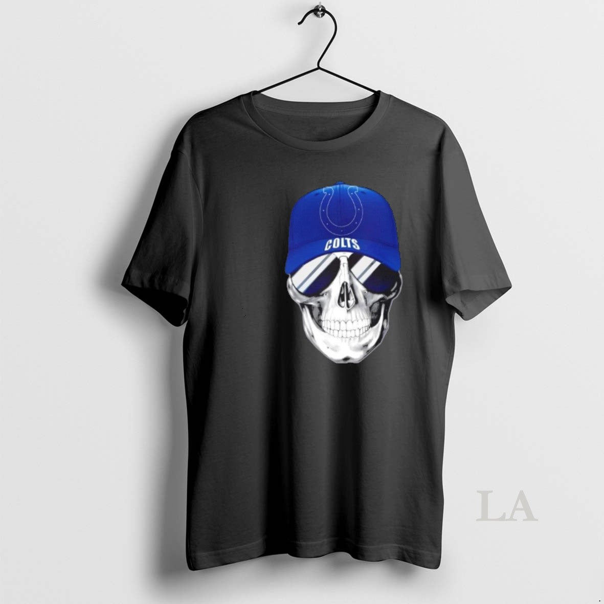 Original Skull Wearing A Cap And Smile Indianapolis Colts Fans T-Shirts, Hoodie, Sweatshirt | DripVista.com