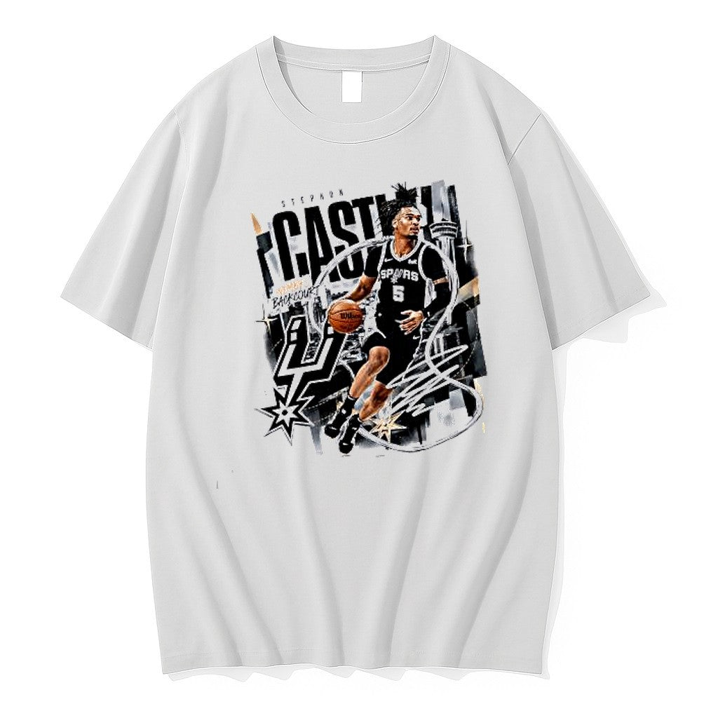 Original Stephon Castle San Antonio Spurs Wembys Tshirts Jpg