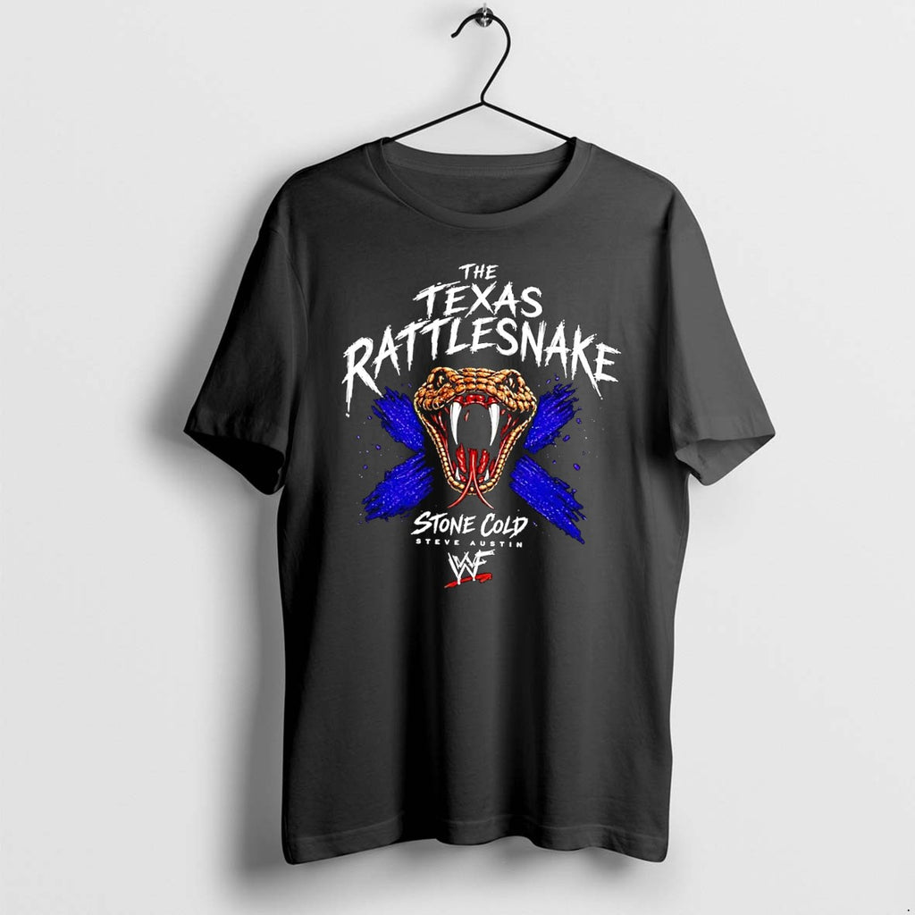Original Stone Cold Steve Austin The Texas Rattlesnake Wwf Black Tshirts Jpg