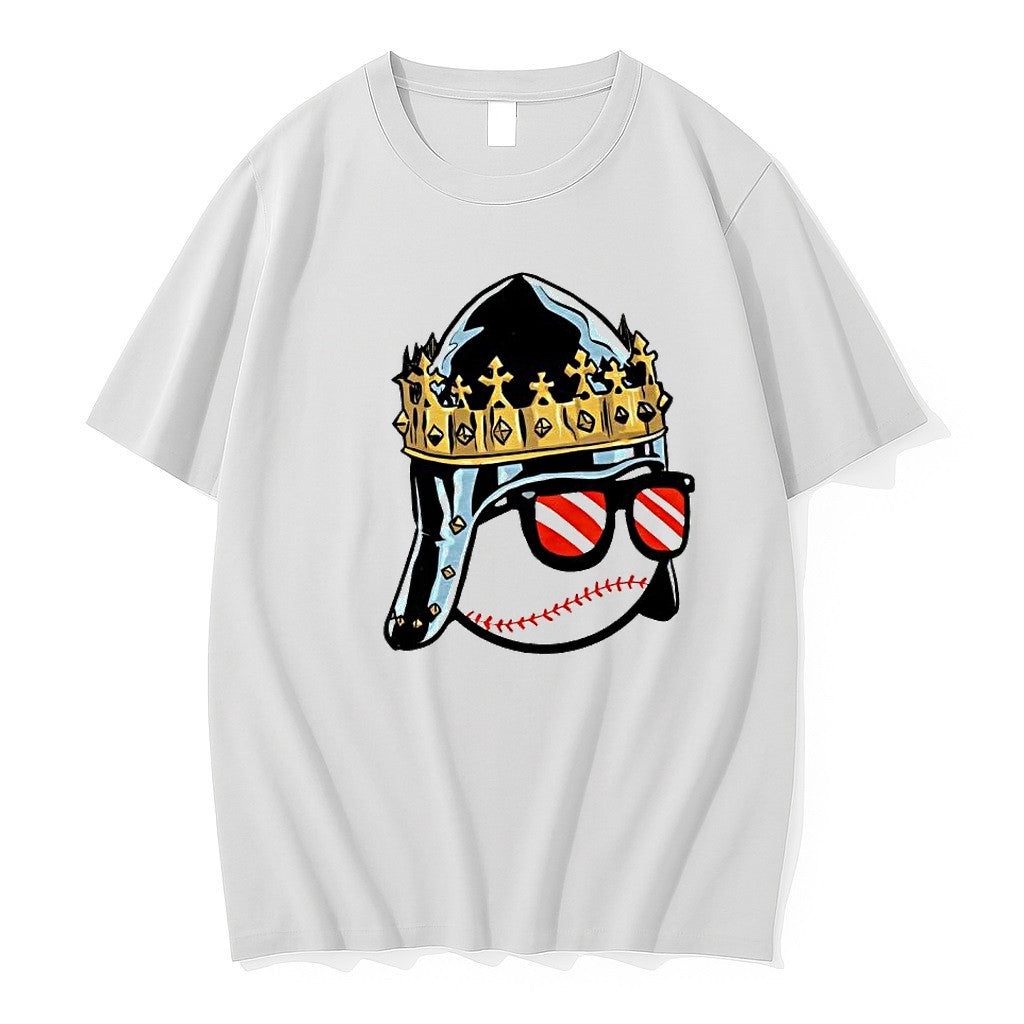Original Texas Rangers Baseball King Knight Crown Sunglasses Ball Tshirts Jpg