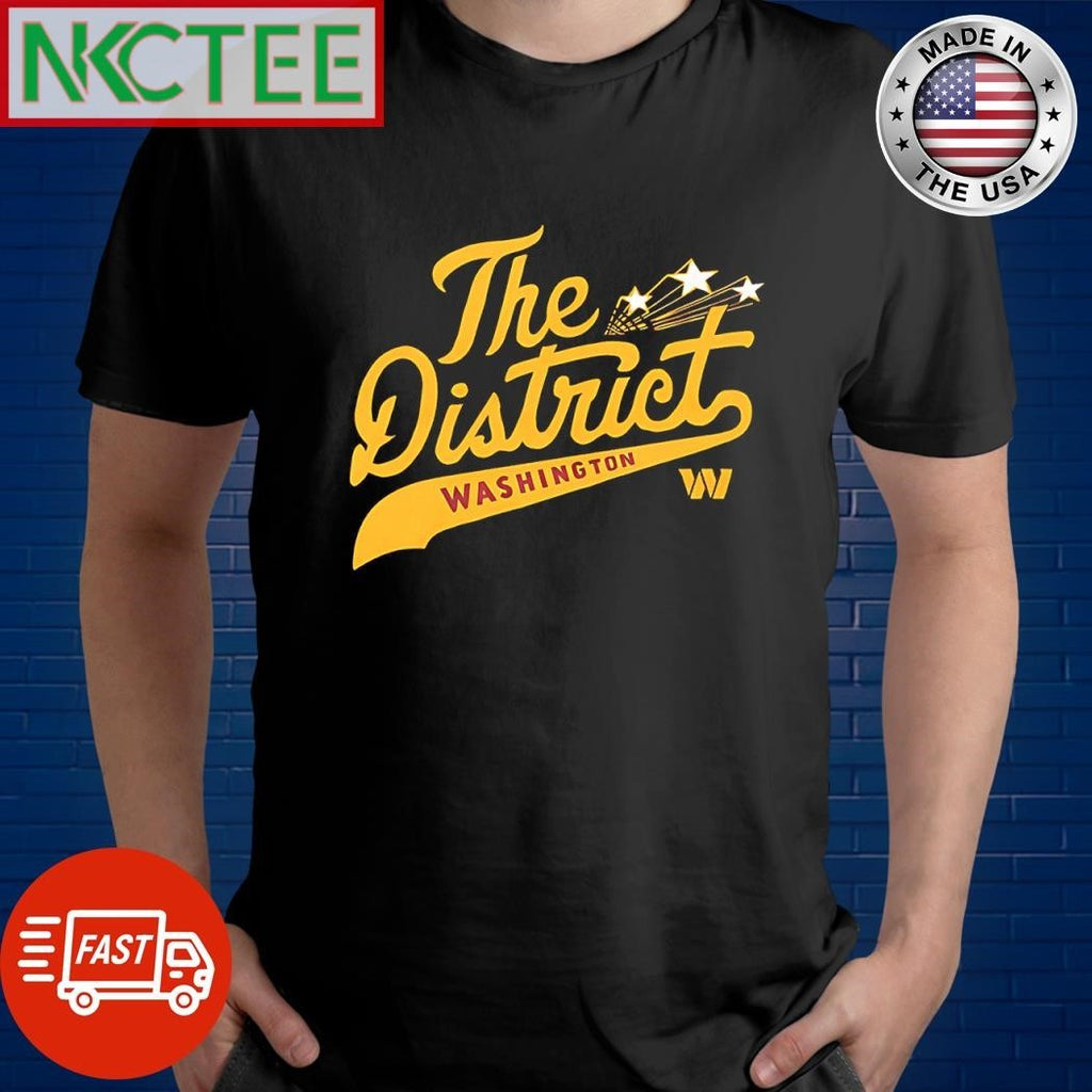 Original The District Washington Commanders stars graphic shirt