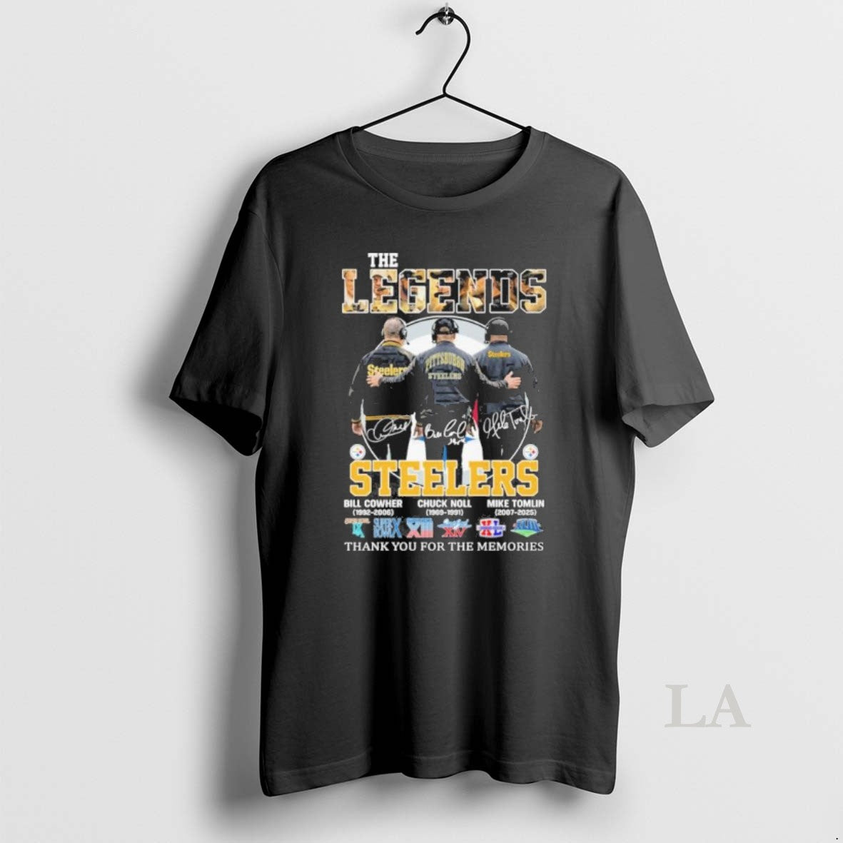 Original The Legends Steelers Bill Cowher Chuck Noll And Mike Tomlin T-Shirts, Hoodie, Sweatshirt | DripVista.com