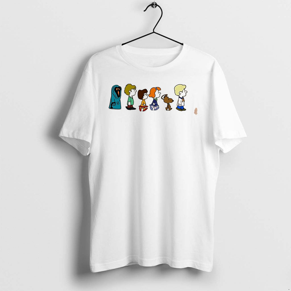 Original The Mysterious Gang Scooby Doo Features Peanuts Tee Tshirts Jpg