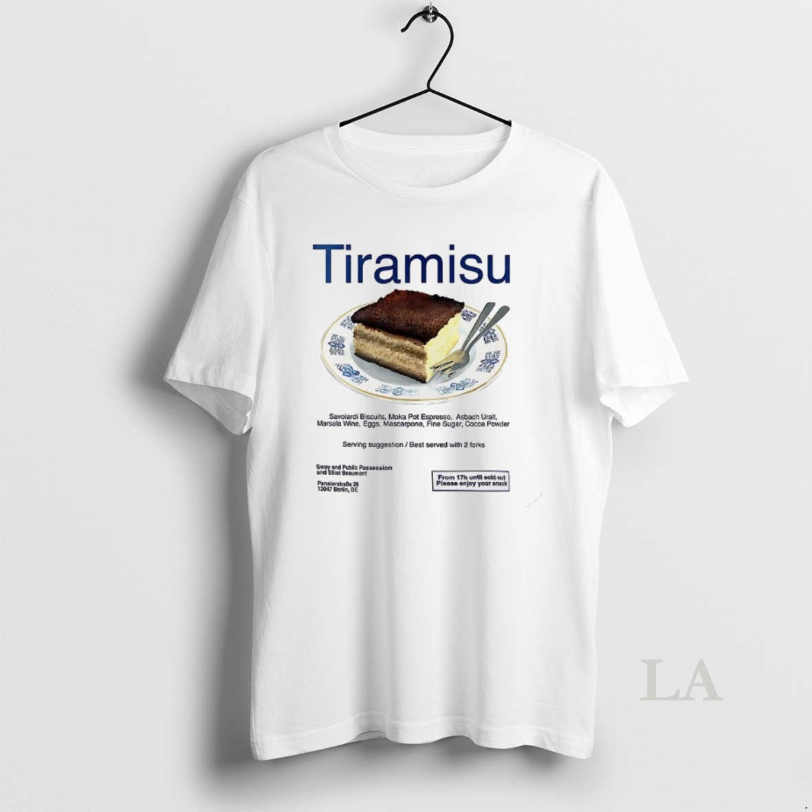 Original Tiramisu Serving Suggestion Best Served With 2 Forks T-Shirts, Hoodie, Sweatshirt | DripVista.com