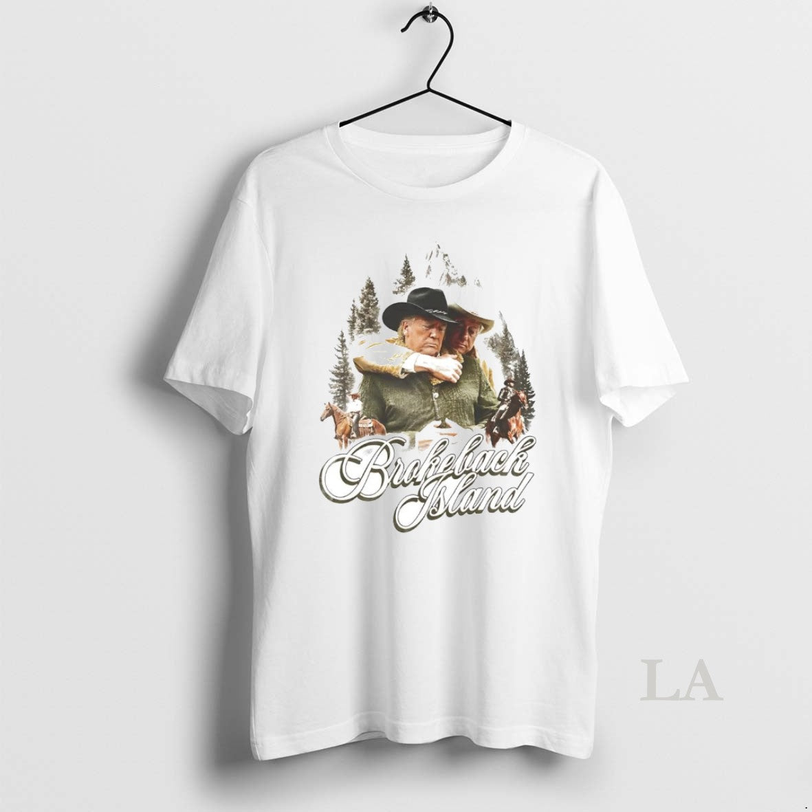 Original Trump And Bill Clinton Brokeback Island T-Shirts, Hoodie, Sweatshirt | DripVista.com
