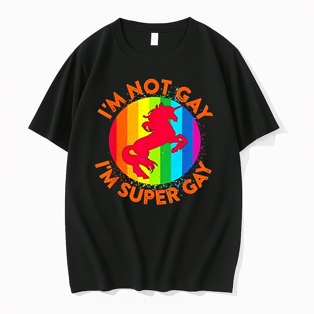 Original Unicorn Im Not Gay Im Super Gay Lgbt Pride Month Tshirts Jpg