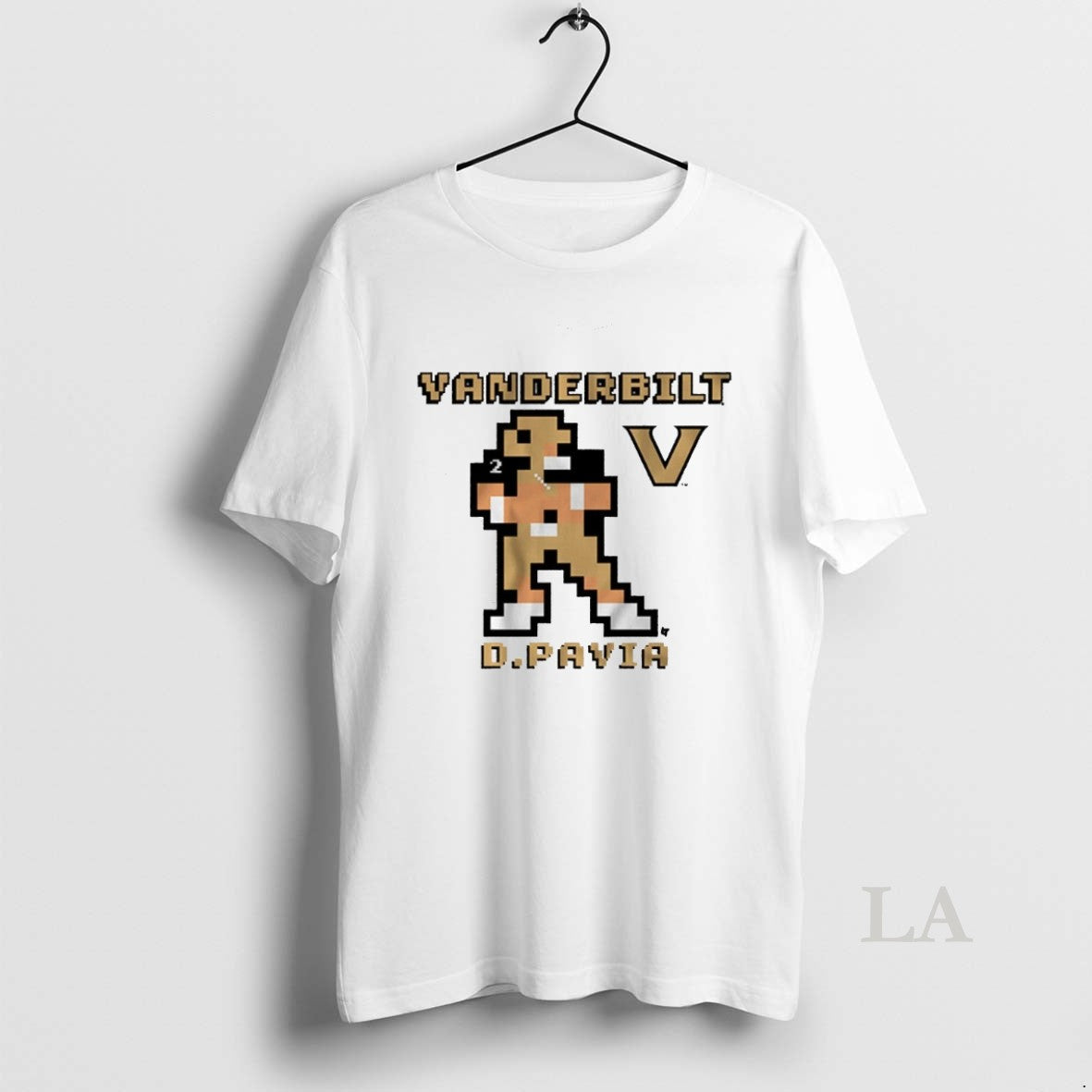 Original Vanderbilt Commodores Football Ncaa Diego Pavia Retro Baller Fanart