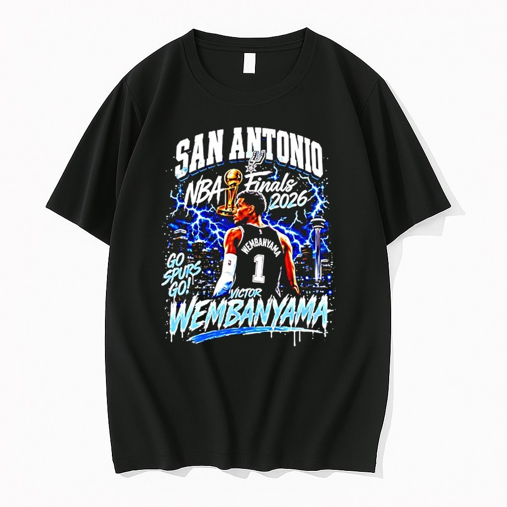 Original Victor Wembanyama San Antonio Spurs Nba Finals 2026 Go Spurs Go Tshirts