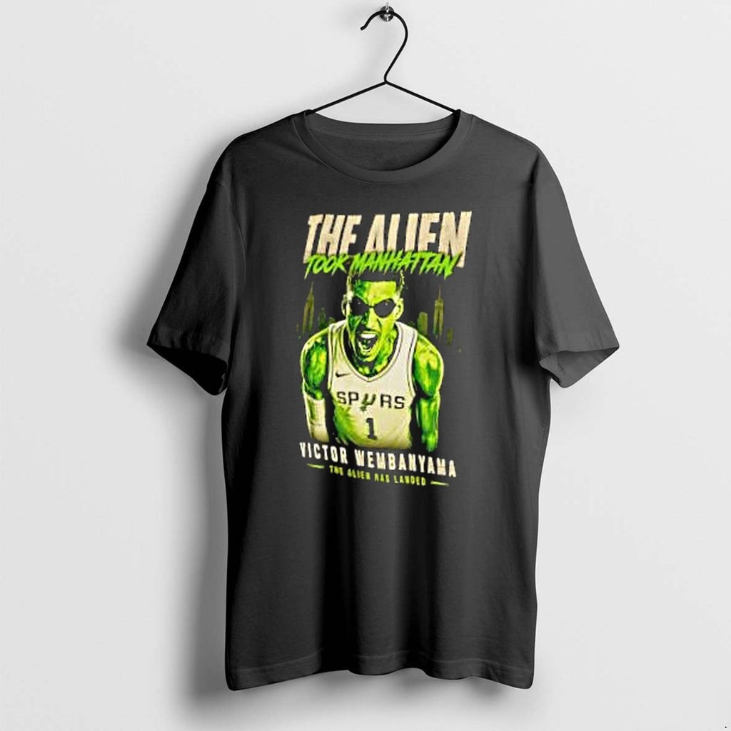 Original Victor Wembanyama The Alien Took Manhattan Tshirts Jpg