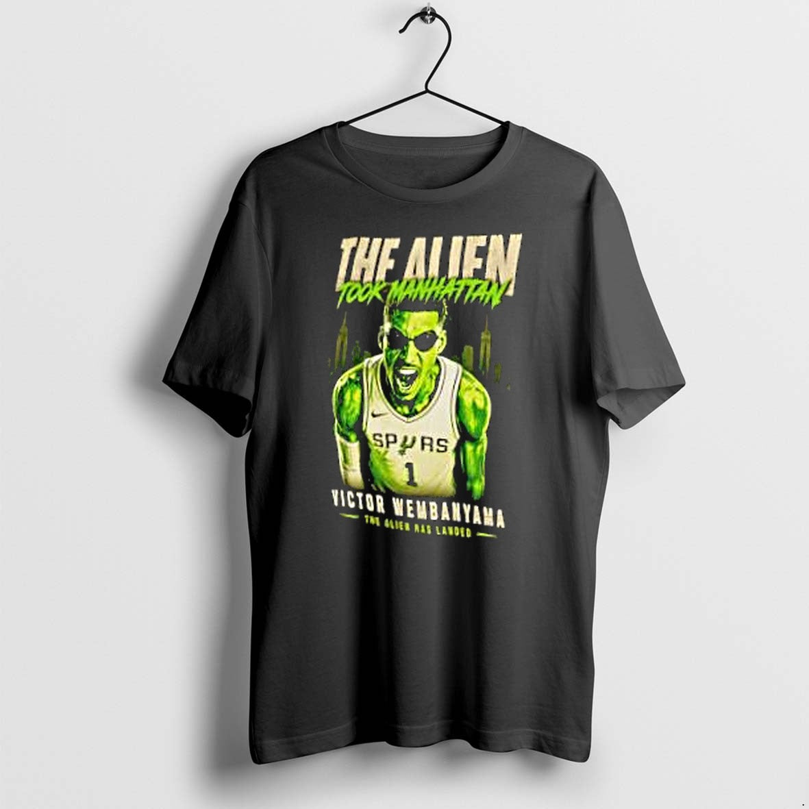 Original Victor Wembanyama The Alien Took Manhattan Tshirts Jpg