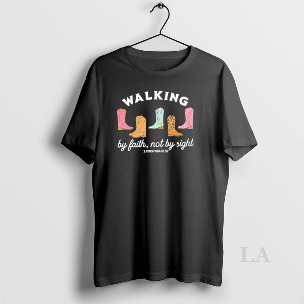 Original Walking By Faith Not By Sight T-Shirts, Hoodie, Sweatshirt | DripVista.com