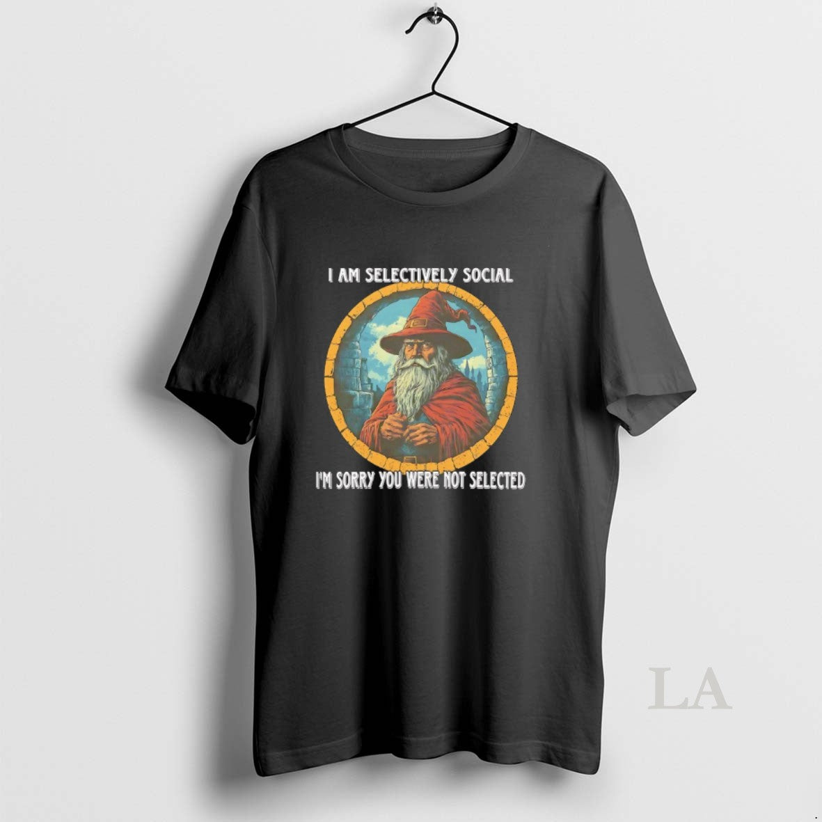 Original Wizard I Am Selectively Social Im Sorry You Were Not Selected T-Shirts, Hoodie, Sweatshirt | DripVista.com