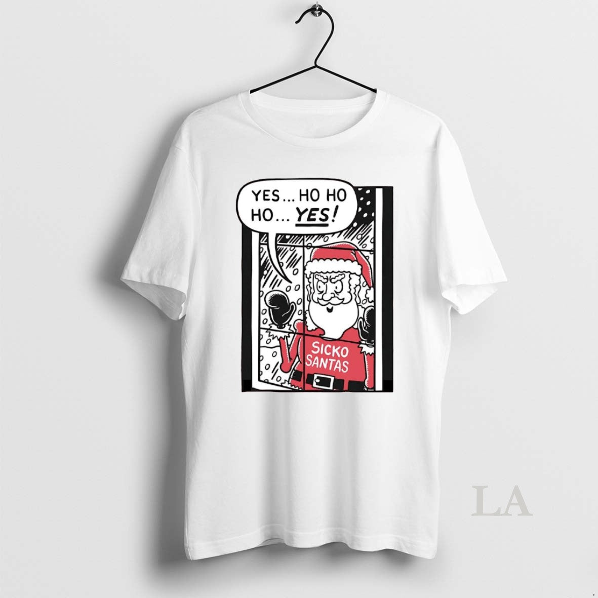 Original Yes Ho Ho Ho Santa Sickos Christmas T-Shirts, Hoodie, Sweatshirt | DripVista.com