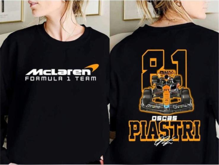 Oscar Piastri Formula Straw hat pirates T-Shirt, F1 Two Sides T-Shirt, Oscar Piastri T-Shirt, Oscar Piastri F1 T-Shirt...