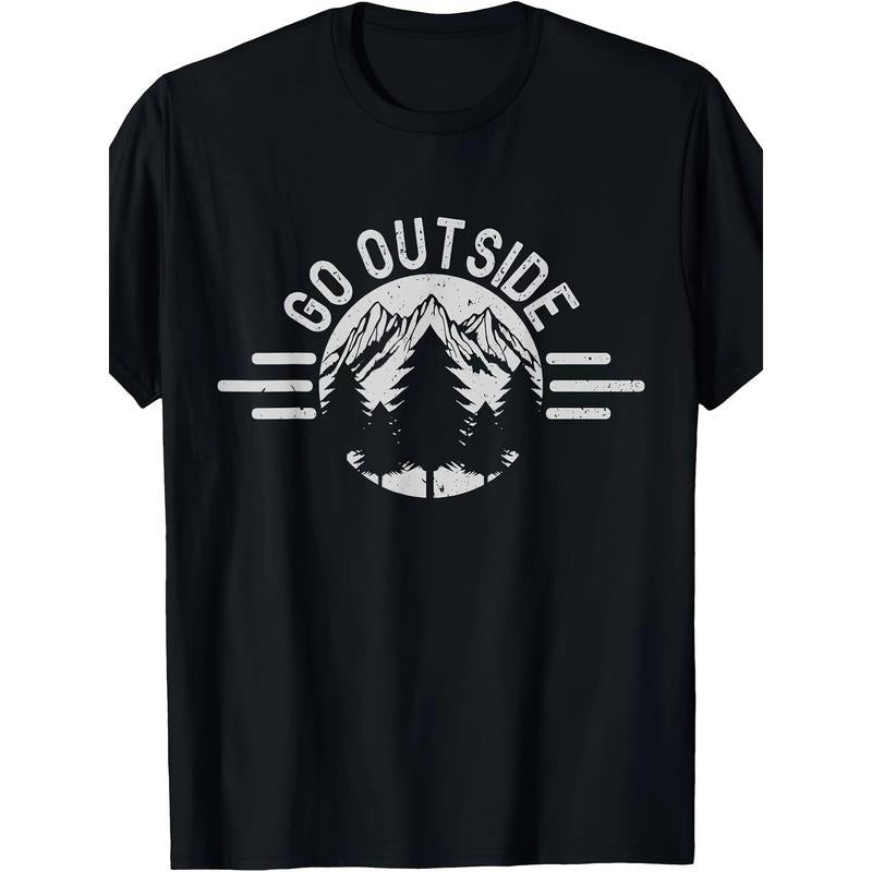 Outdoor T-shirt Nature Hiking Camping Forest Gift T-shirt Made in USA Hoodie, Sweatshirt | DripVista.com