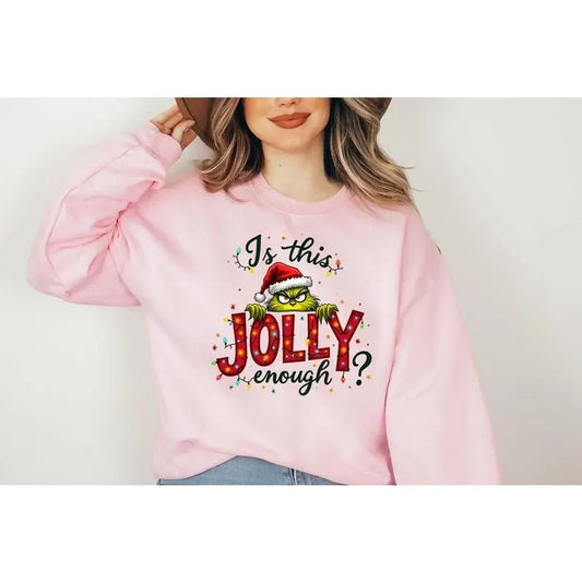 Oversized Is This Jolly Enough Shirt, G!nchmas Christmas Shirt, Christmas Sweatshirt,Funny G!nchmas Shirt,G!nchmas Sweatshirt, G!nchmasmas Shirt,Christmas Tee