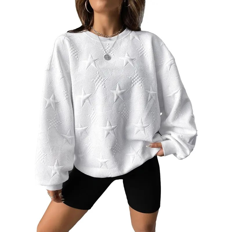Oversized Sweatshirt Fall Outfits HB Long Sleeve Hoodies Crewneck Fashion 2024 Trendy Pullover Top low rise with full...