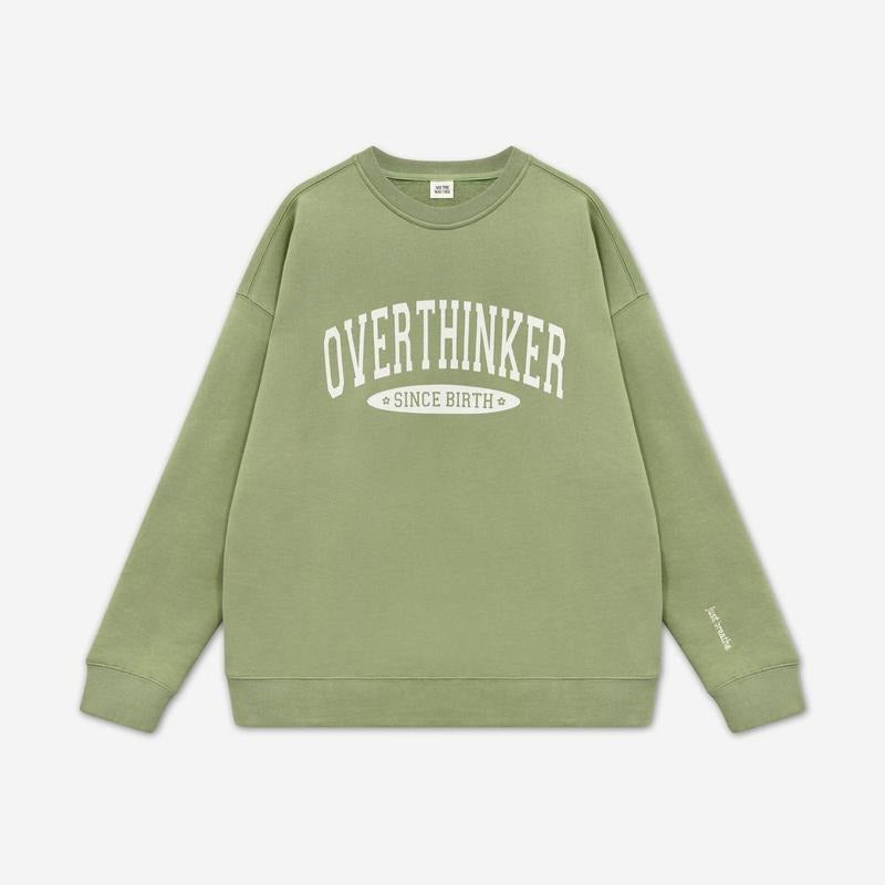 Overthinker Since Birth Crewneck Sweatshirt DRG,