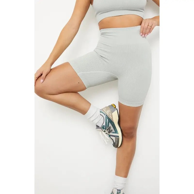 PAC 1980 Women's Active Seamless Ribbed Biker Shorts T-Shirts, Hoodie, Sweatshirt | DripVista.com