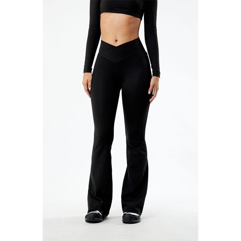 PAC 1980 Women's PAC WHISPER Active Crossover Flare Yoga Pantsstyle{n002}3 T-Shirts, Hoodie, Sweatshirt | DripVista.com