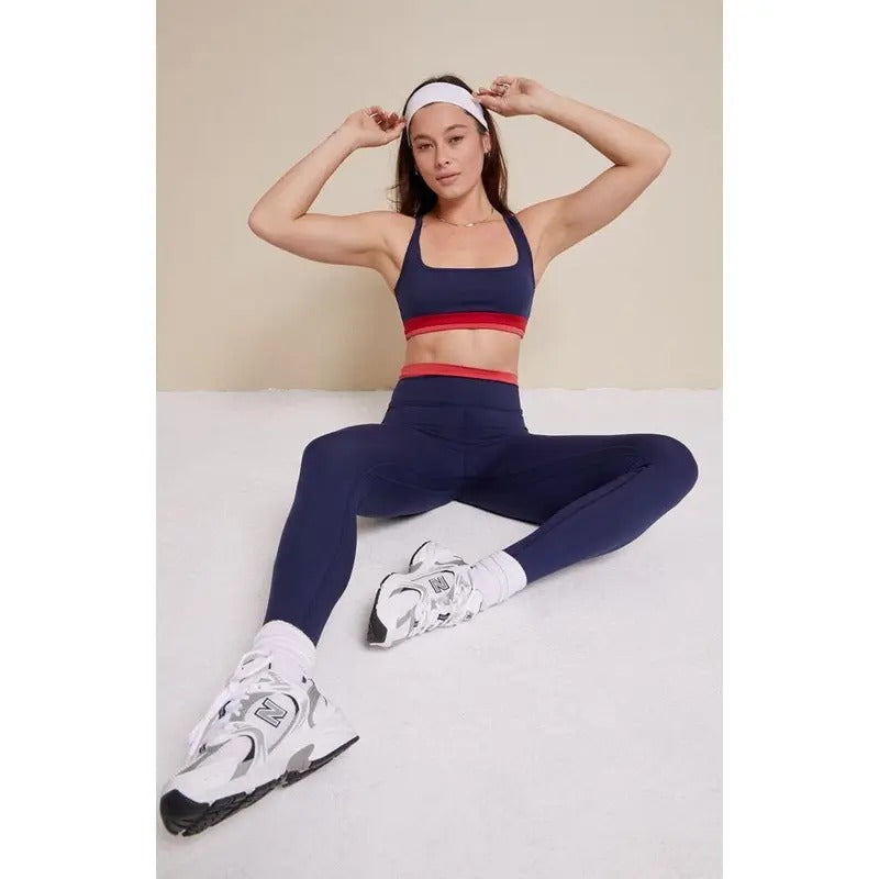 PAC 1980 Women's PAC WHISPER Active Navy Double Bias Sports Bra T-Shirts, Hoodie, Sweatshirt | DripVista.com