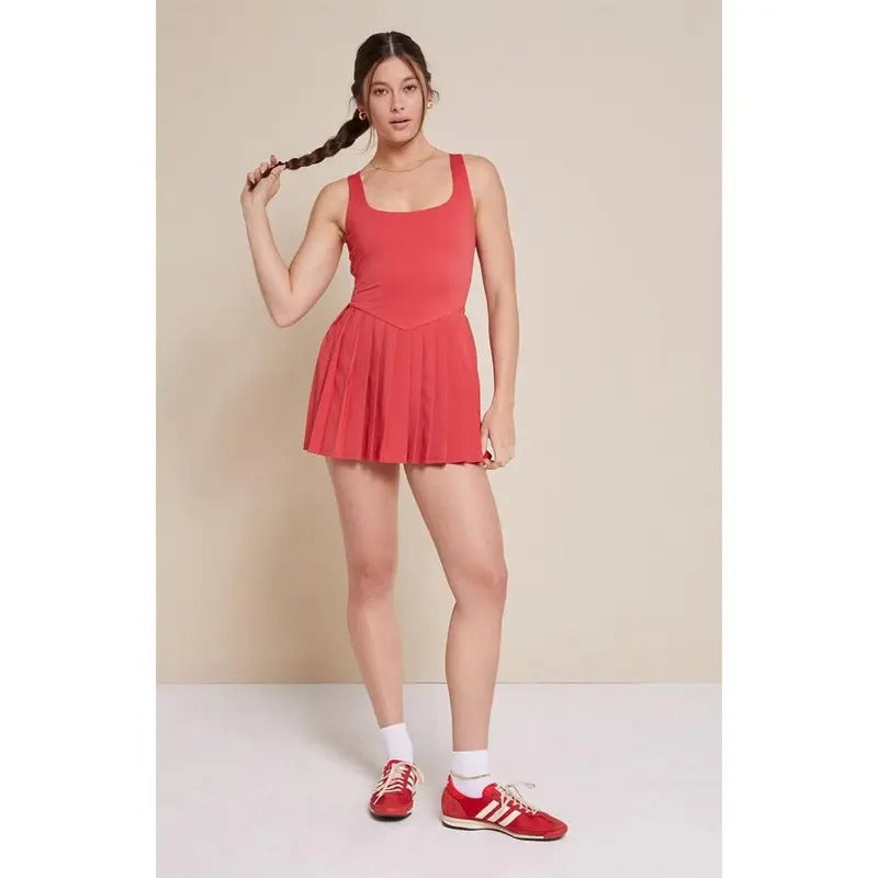 PAC 1980 Women's PAC WHISPER Active Pleated Drop V Waist Mini Dress T-Shirts, Hoodie, Sweatshirt | DripVista.com