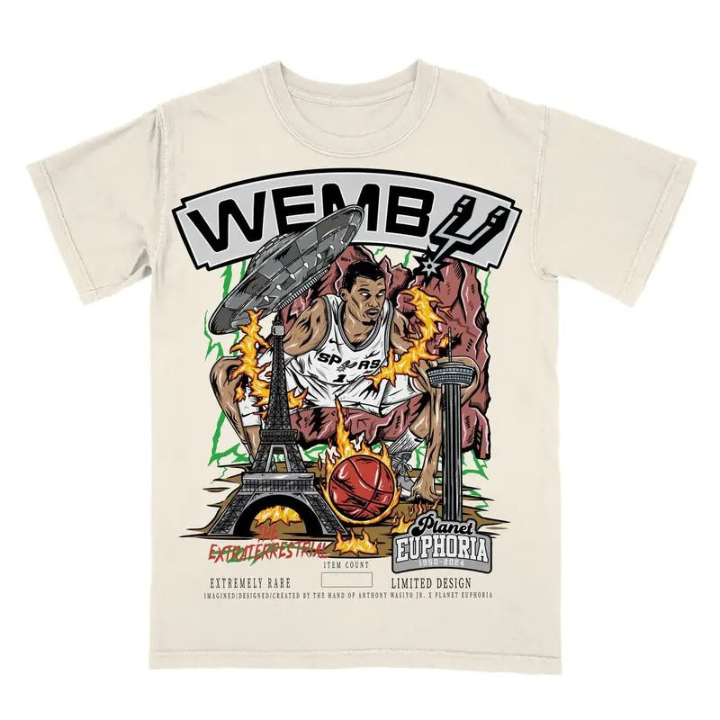 PE Victor Wembanyama Planet Euphoria Shirt, Vintage 90s Unisex Tee Various Sizes and Colors, shirt trend Hoodie, Sweatshirt