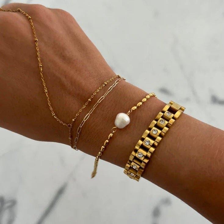 PEARL BEADED BRACELET T-Shirts, Hoodie, Sweatshirt | DripVista.com