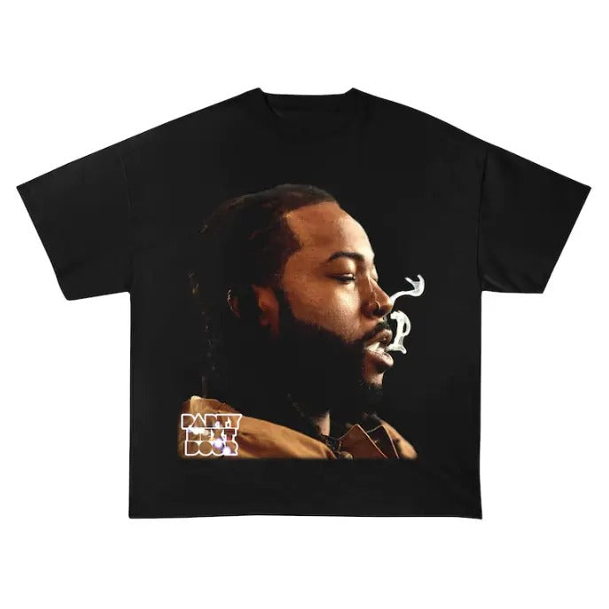 PND T-Shirt, PartyNextDoor Black Shirt Cotton Fabric Hoodie, Sweatshirt | DripVista.com