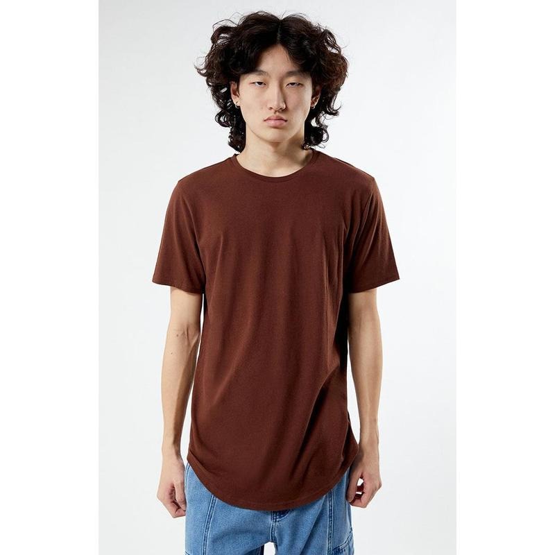 PS Basics Men's Basic Scallop T-Shirt Hoodie, Sweatshirt | DripVista.com