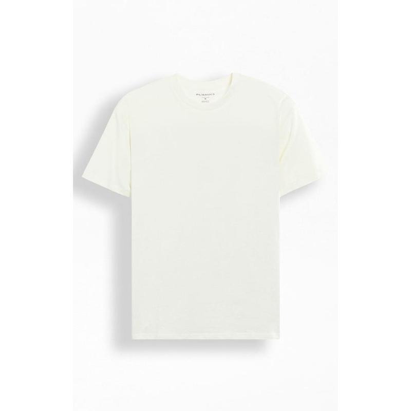 PS Basics Men's Cream Reece Regular T-Shirt Hoodie, Sweatshirt | DripVista.com