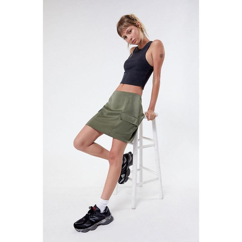 PS Basics by Pacsun Women's Tiffany High Neck Tank Top T-Shirts, Hoodie, Sweatshirt | DripVista.com