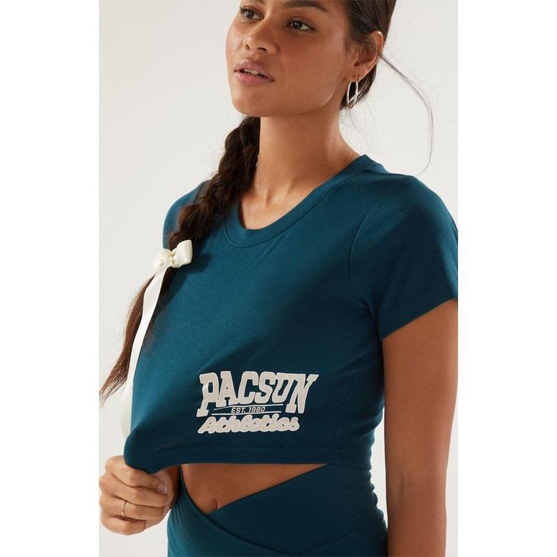 PacSun Women's Athletics Baby T-Shirt Hoodie, Sweatshirt | DripVista.com