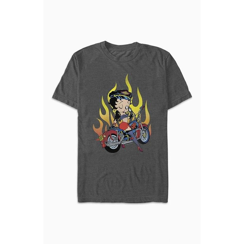 PacSun Women's Betty Boop Biker T-Shirt Hoodie, Sweatshirt | DripVista.com