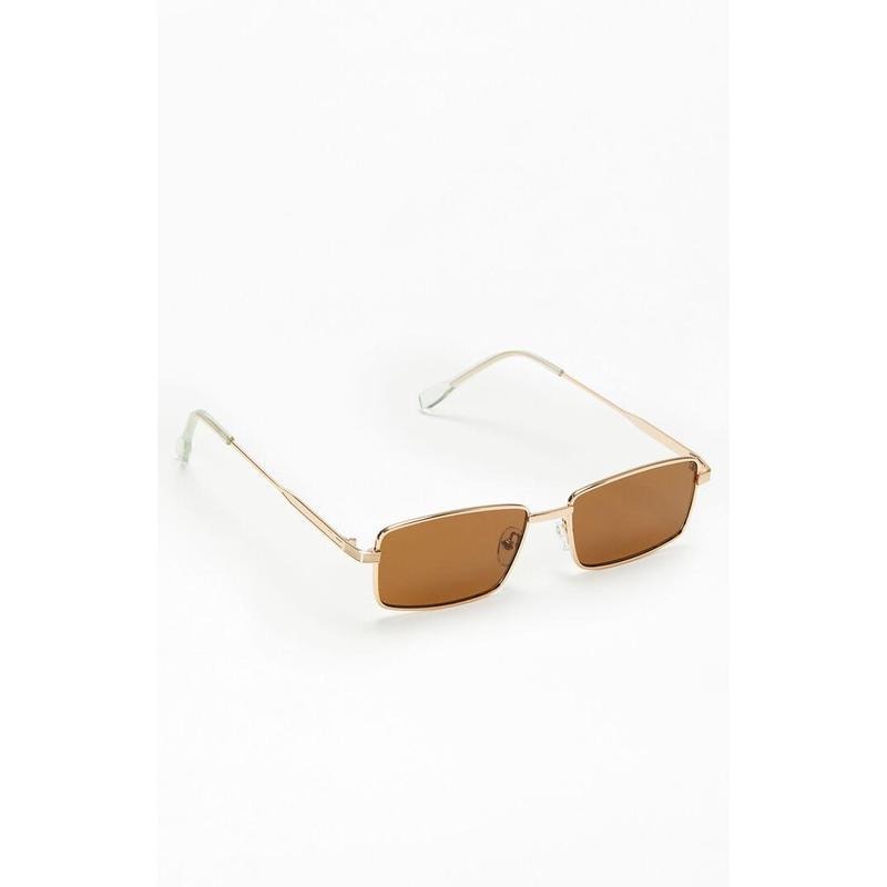 PacSun Women's Brown Metal Square Sunglasses T-Shirts, Hoodie, Sweatshirt | DripVista.com