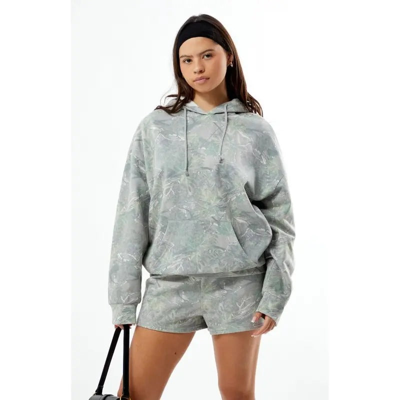 PacSun Women's Camo Hoodie T-Shirts, Sweatshirt | DripVista.com