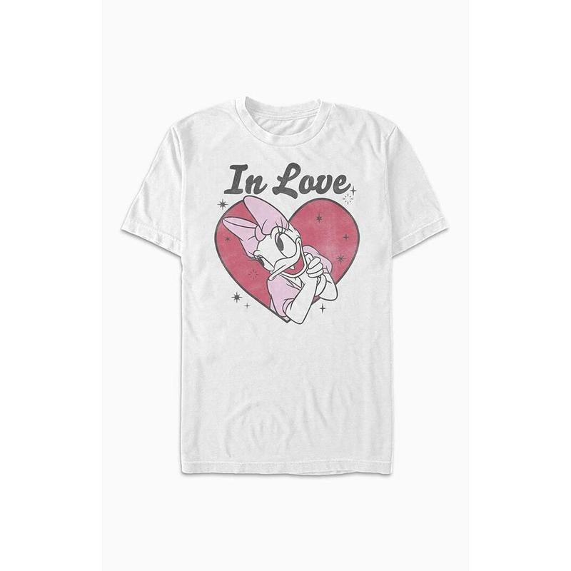 PacSun Women's Daisy Duck In Love T-Shirt Hoodie, Sweatshirt | DripVista.com