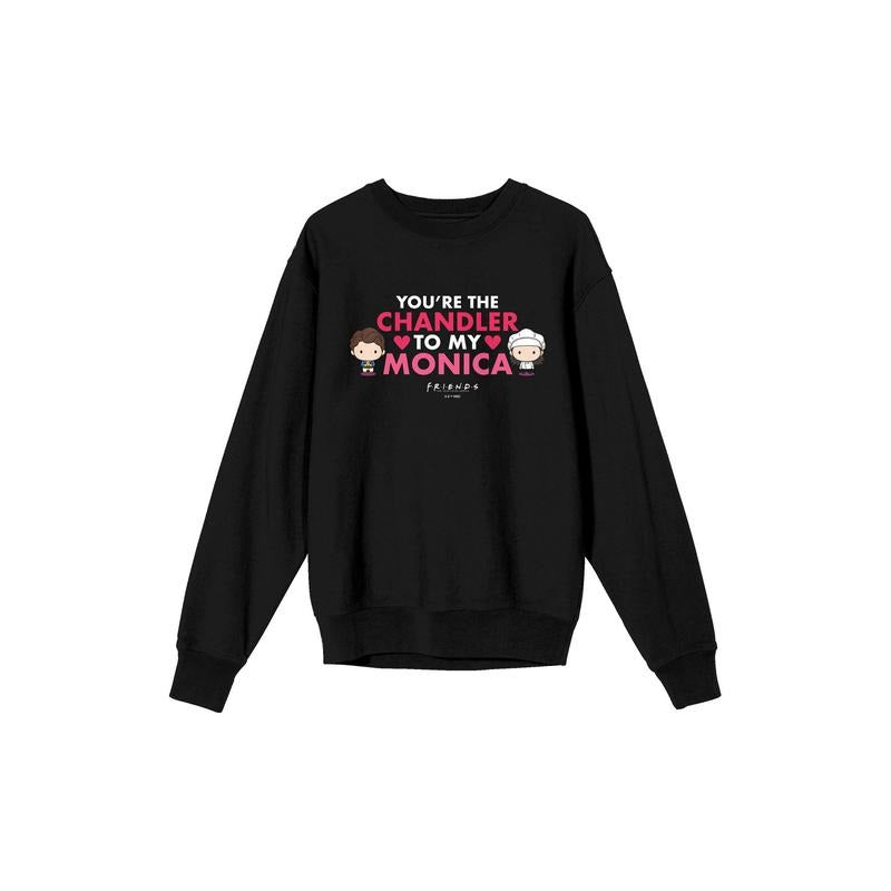 PacSun Women's Friends TV Chandler To My Monica Crew Neck Sweatshirt T-Shirts, Hoodie | DripVista.com