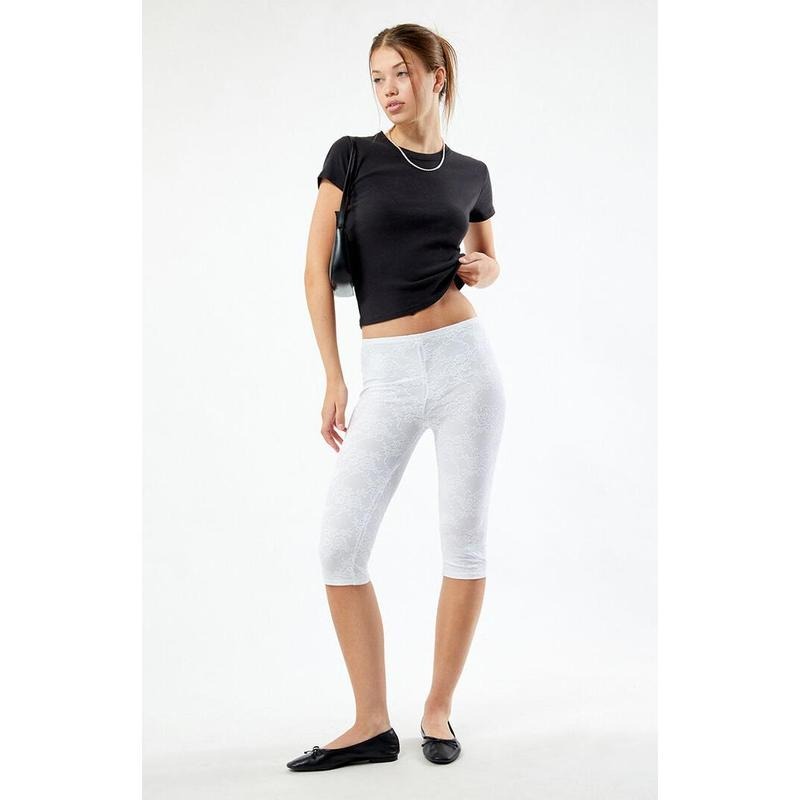 PacSun Women's Lace Capri Shorts T-Shirts, Hoodie, Sweatshirt | DripVista.com