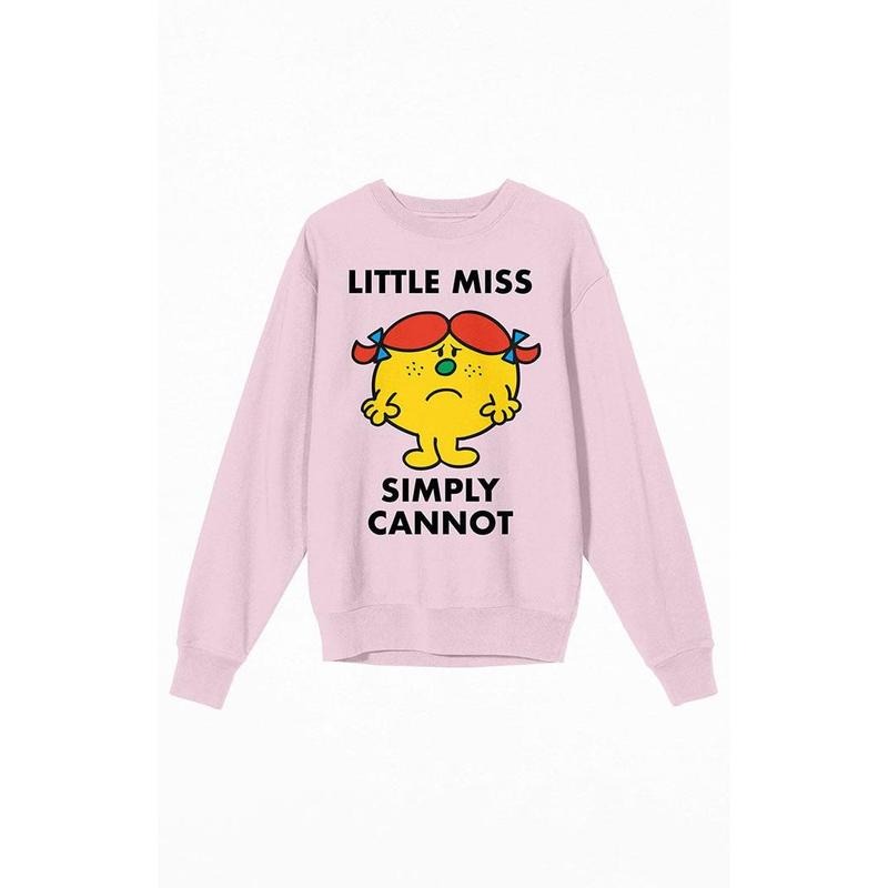 PacSun Women's Little Miss Simply Cannot Crew Neck Sweatshirt T-Shirts, Hoodie | DripVista.com