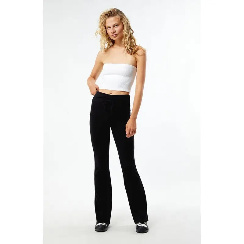 PacSun Women's Low Rise Cinched Flare Pants T-Shirts, Hoodie, Sweatshirt | DripVista.com