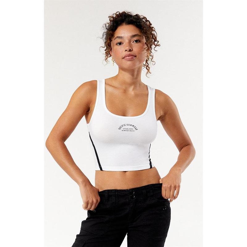 PacSun Women's Pacific Sunwear Sporty Seam Tank Top T-Shirts, Hoodie, Sweatshirt | DripVista.com