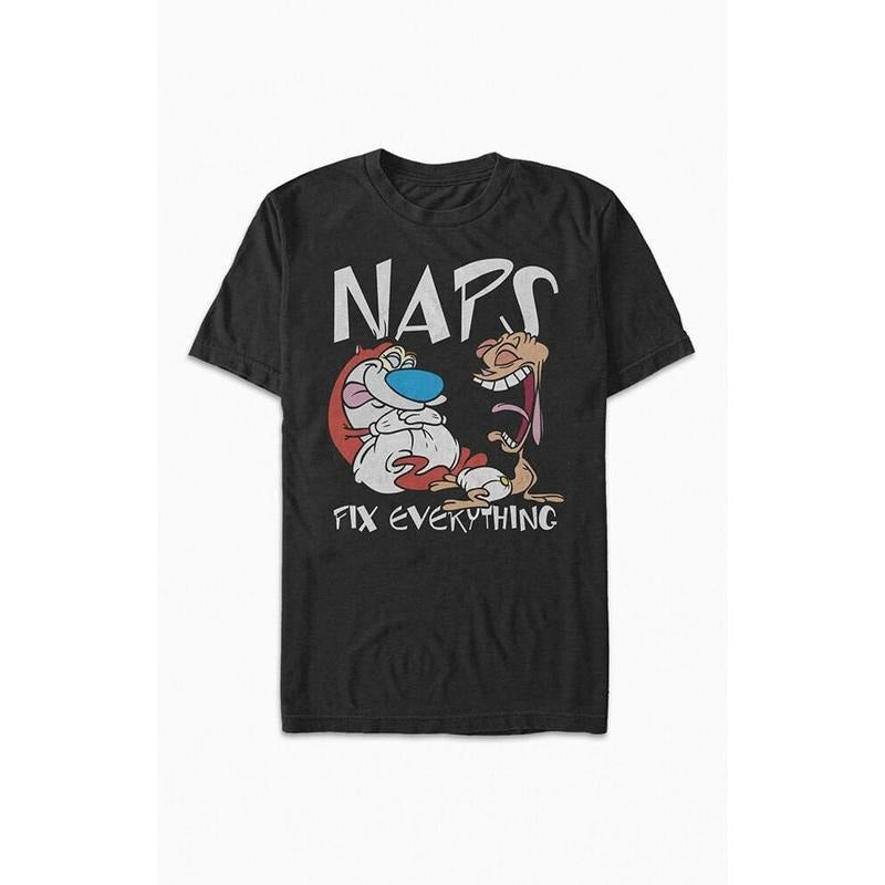 PacSun Women's Ren And Stimpy Nap T-Shirtstyle{n002}2 T-Shirts, Hoodie, Sweatshirt | DripVista.com