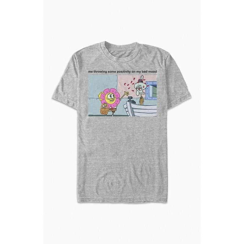 PacSun Women's SpongeBob Positivity Meme T-Shirt Hoodie, Sweatshirt | DripVista.com